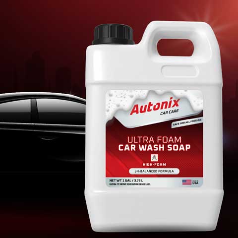 Autonix Care Care Ultra Foam Car Wash Soap product.